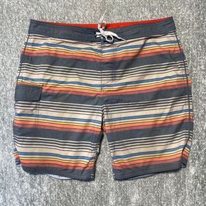 Goodfellow & Co Striped Swim Trunks Board Shorts Beach Summer Vacation Wear‎ 36